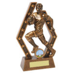 Running Player Rugby Trophy