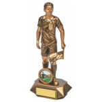 Assistant Referee Statue Football Trophy