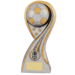 Resin Swirl Football Trophy