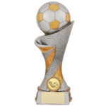 Silver & Gold Column Football Award