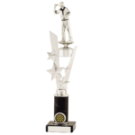 Silver Stars Darts Figure Trophy