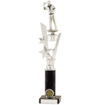 Silver Stars Darts Figure Trophy 3