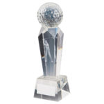 Golf Ball Crystal Column Golf Trophy