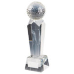 Golf Ball Crystal Column Golf Trophy