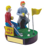 19th Hole Golfer Novelty Golf Trophy