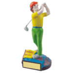 Longest Drive Golfer Novelty Golf Trophy