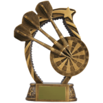 Trio Dart Board and Darts Trophy