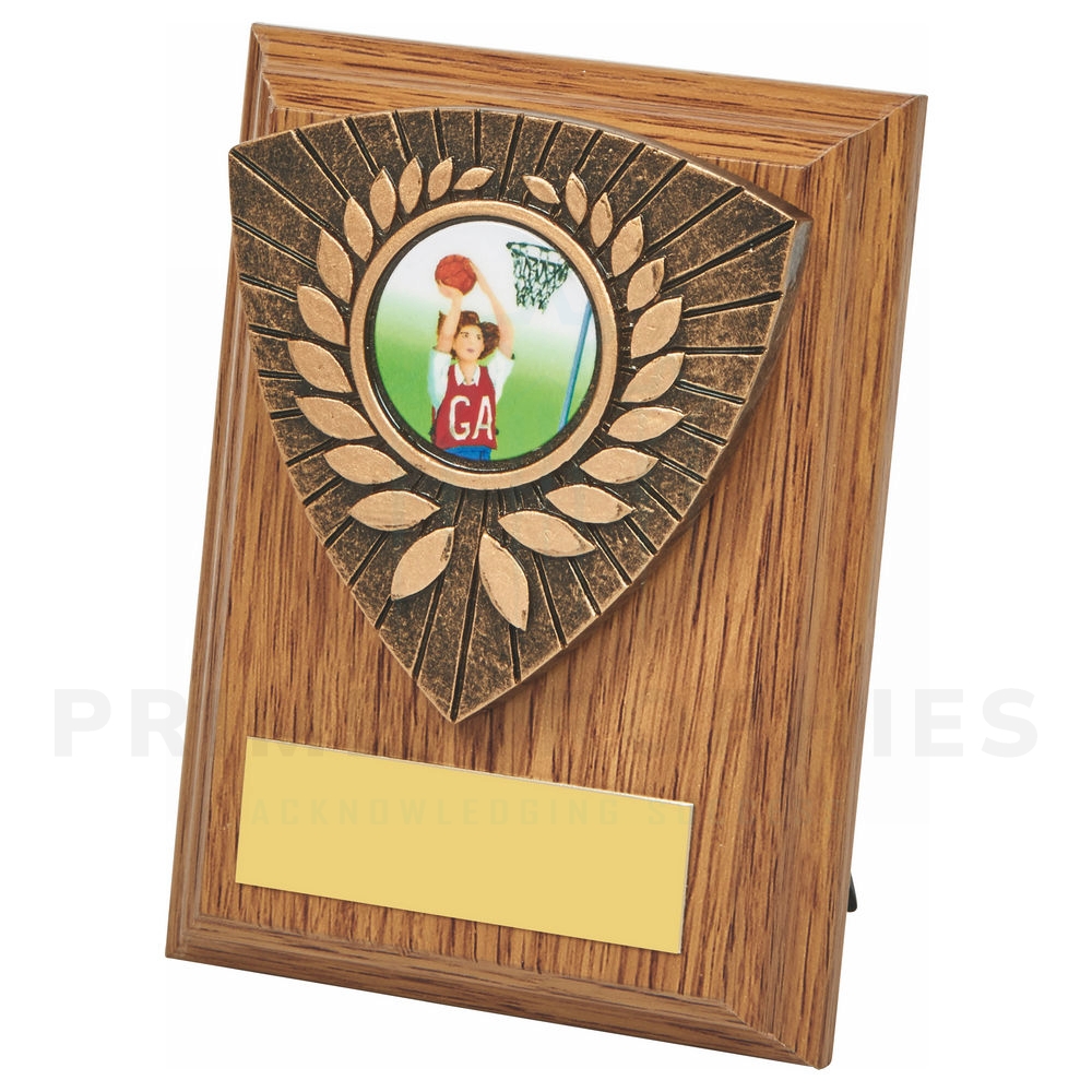 Wood Plaque with Utility Trim