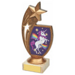 Shooting Star Unicorn Trophy