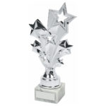 Gold Silver or Pink Stars Achievement Trophy