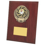 Wood Plaque Award with Wreath Trim