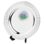 Silver Plate Salver Award with Stand