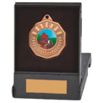 Decagon Medal in Black Case