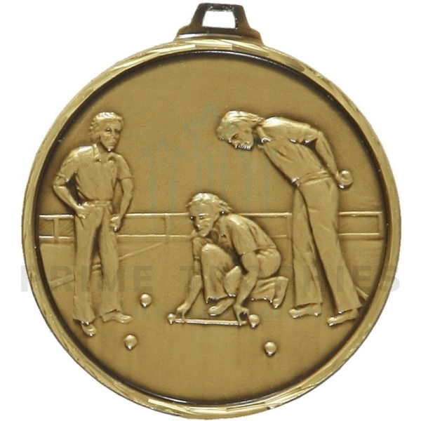 52mm Quality Lawn Bowls Medal Prime Trophies
