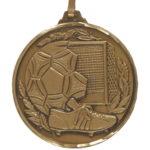 52mm Quality Football Boot & Ball Medal