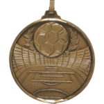 52mm Quality Football Stadium Wreath Medal