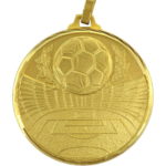 52mm Quality Football Stadium Wreath Medal