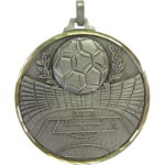 52mm Quality Football Stadium Wreath Medal