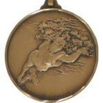 52mm Quality Female Swimming Medal