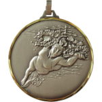 52mm Quality Female Swimming Medal