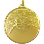 52mm Quality Female Swimming Medal