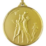 52mm Quality Female Basketball Medal