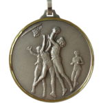 52mm Quality Female Basketball Medal