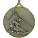 52mm Quality Skiing Medal