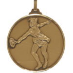 52mm Quality Female Tennis Medal