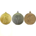 52mm Quality Clay Pigeon Shooting Medal