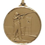 52mm Quality Clay Pigeon Shooting Medal