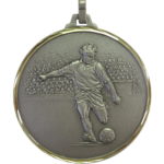 52mm Quality Football Kick Medal