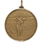 52mm Quality Male Golf Medal