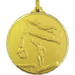 52mm Quality Female Gymnastics Medal