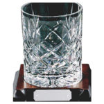 Crystal Spirit Glass on Wood Stand