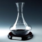 Wine Decanter on Wood Stand