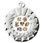 Wreath Medal with Coloured Centre