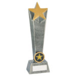 Antique Gold or Silver Star Column Award