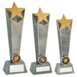 Antique Gold or Silver Star Column Award