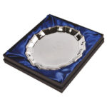 Nickel Plated Salver in Presentation Case