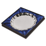 Nickel Plated Salver in Presentation Case