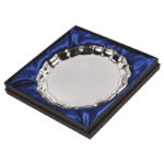 Nickel Plated Salver in Presentation Case