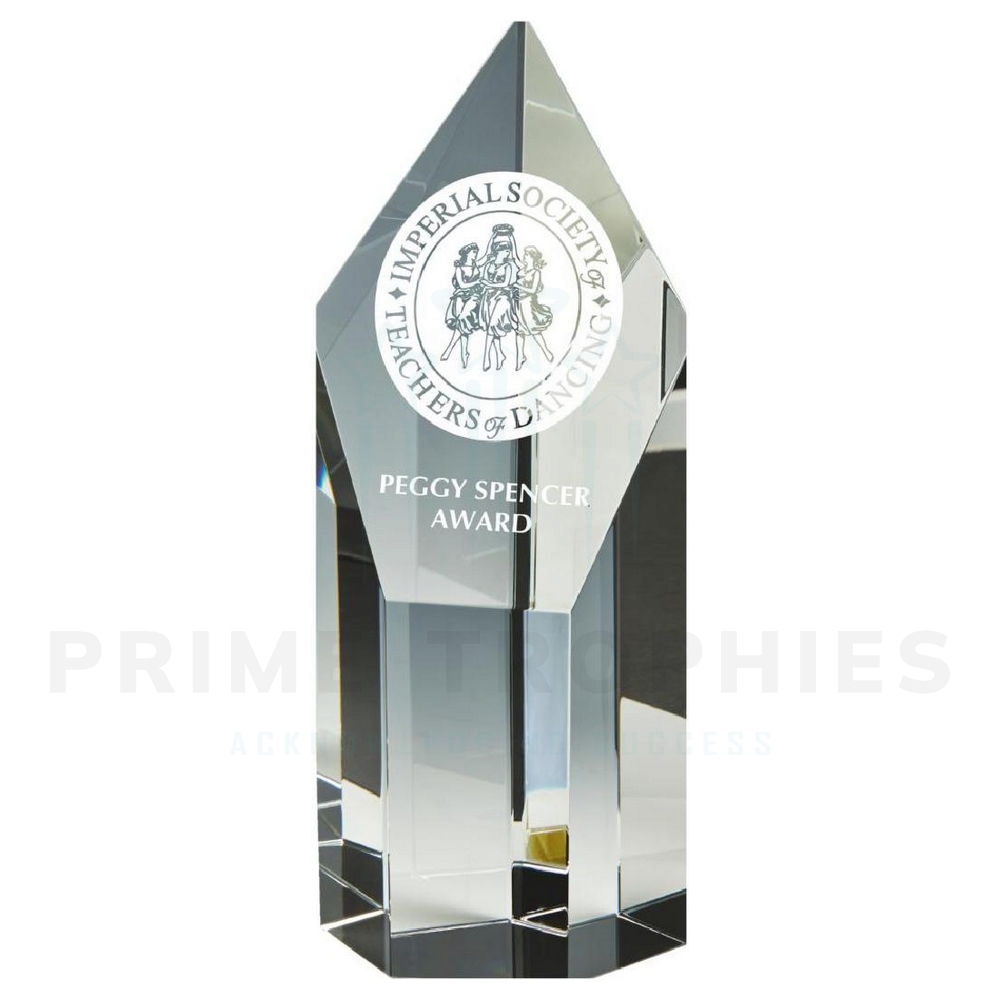 Crystal Pentagon Column Award