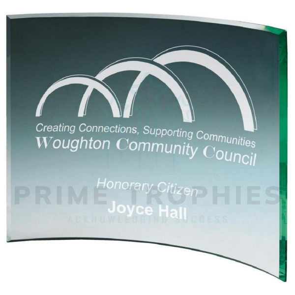Jade Curve Glass Award