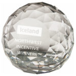 Crystal Maze’ Paperweight Award in Case