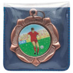 Blue Plastic Medal Wallet