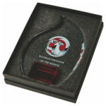 Crystal Flame Award with Colour Stand for Colour Print