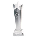 Crystal Star Column Trophy