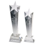 Crystal Star Column Trophy