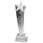 Crystal Star Column Trophy